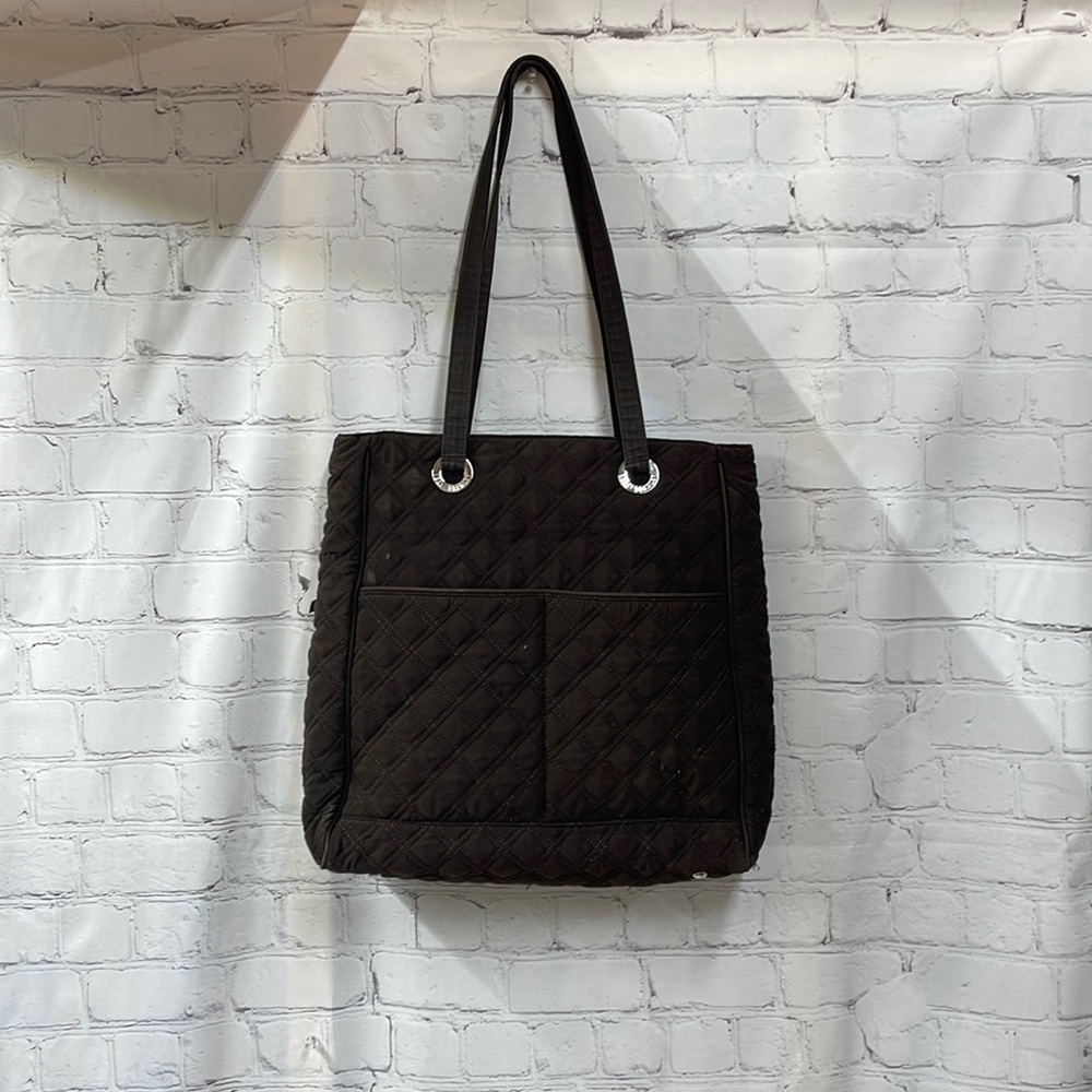 Vera Bradley Large Brown Quilted Bag